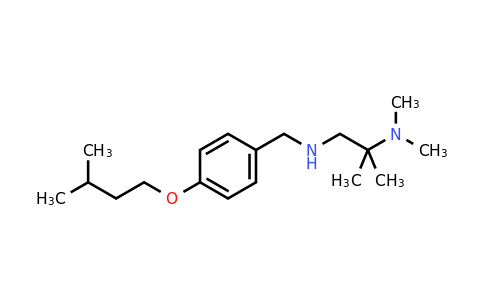 CAS 1036446-89-5 | Dimethyl[2-methyl-1-({[4-(3-methylbutoxy)phenyl]methyl}amino)propan-2-yl]amine