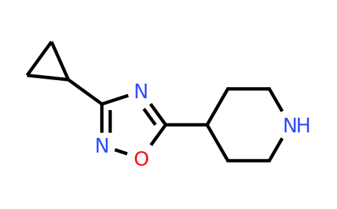 CAS 1036461-01-4 | 4-(3-Cyclopropyl-1,2,4-oxadiazol-5-YL)piperidine
