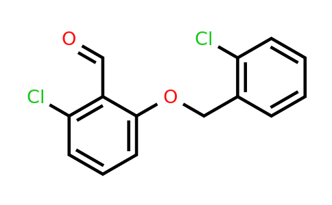 CAS 1036489-81-2 | 2-Chloro-6-[(2-chlorophenyl)methoxy]benzaldehyde