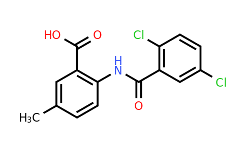CAS 1036516-96-7 | 2-(2,5-Dichlorobenzamido)-5-methylbenzoic acid