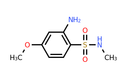 CAS 1036570-75-8 | 2-Amino-4-methoxy-N-methylbenzene-1-sulfonamide