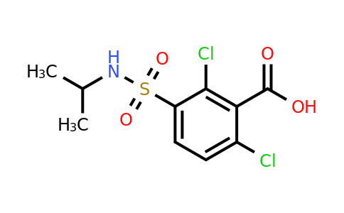 CAS 1036577-87-3 | 2,6-Dichloro-3-[(propan-2-yl)sulfamoyl]benzoic acid