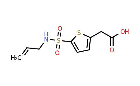 CAS 1036577-97-5 | 2-[5-(Prop-2-enylsulfamoyl)thiophen-2-yl]acetic acid