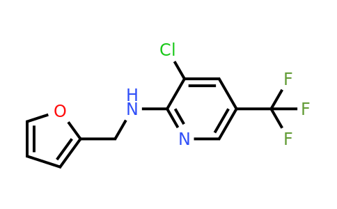 CAS 1036578-95-6 | 3-Chloro-N-(furan-2-ylmethyl)-5-(trifluoromethyl)pyridin-2-amine