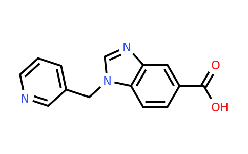 CAS 1036591-09-9 | 1-(pyridin-3-ylmethyl)-1H-benzimidazole-5-carboxylic acid
