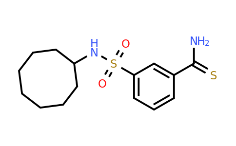 CAS 1036619-17-6 | 3-(Cyclooctylsulfamoyl)benzene-1-carbothioamide