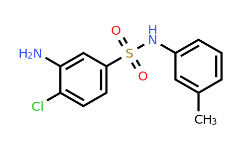 CAS 1036624-61-9 | 3-Amino-4-chloro-N-(m-tolyl)benzenesulfonamide