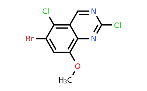 CAS 1036755-87-9 | 6-Bromo-2,5-dichloro-8-methoxyquinazoline