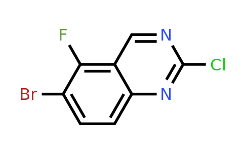 CAS 1036756-07-6 | 6-Bromo-2-chloro-5-fluoro-quinazoline