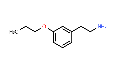 CAS 103686-13-1 | 2-(3-propoxyphenyl)ethan-1-amine