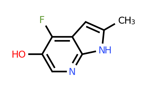CAS 1036963-07-1 | 4-fluoro-2-methyl-1H-pyrrolo[2,3-b]pyridin-5-ol
