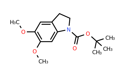 CAS 1037075-43-6 | tert-Butyl 5,6-dimethoxyindoline-1-carboxylate
