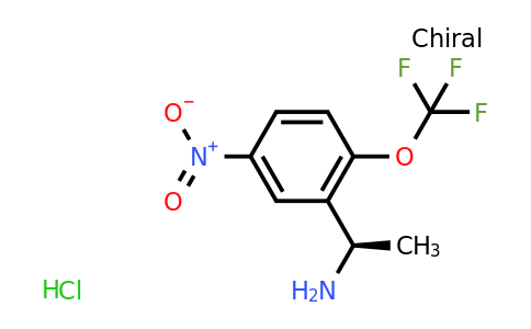 CAS 1037092-43-5 | (R)-1-(5-Nitro-2-(trifluoromethoxy)phenyl)ethanamine hydrochloride
