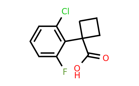 CAS 1037131-07-9 | 1-(2-chloro-6-fluorophenyl)cyclobutane-1-carboxylic acid
