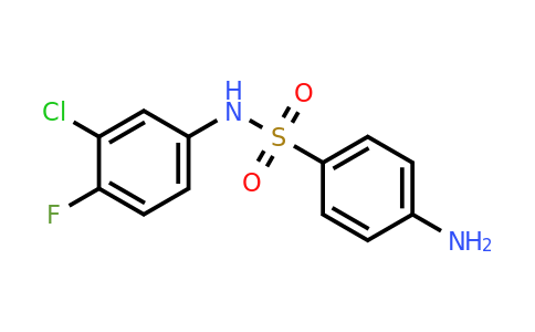 CAS 1037132-84-5 | 4-Amino-N-(3-chloro-4-fluorophenyl)benzenesulfonamide