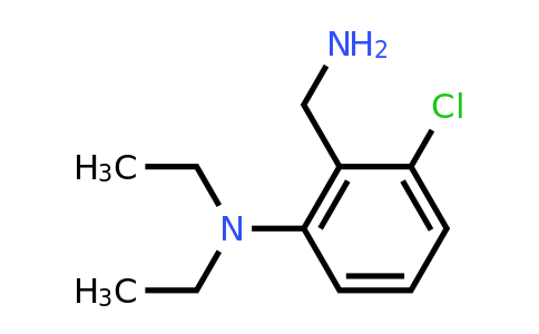 CAS 1037161-31-1 | 2-(Aminomethyl)-3-chloro-N,N-diethylaniline