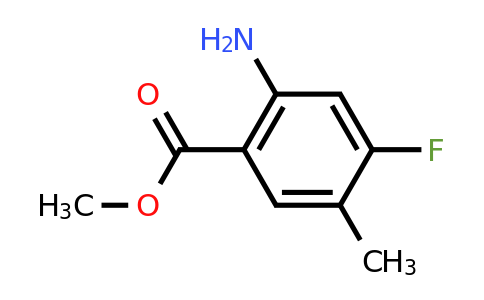 CAS 1037206-86-2 | methyl 2-amino-4-fluoro-5-methylbenzoate