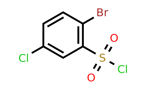 CAS 1037299-72-1 | 2-bromo-5-chlorobenzene-1-sulfonyl chloride