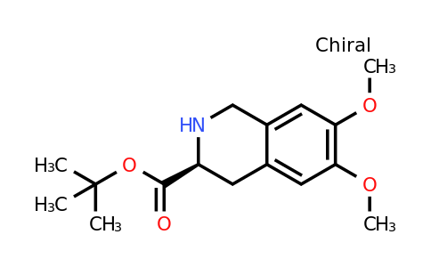 CAS 103733-31-9 | (S)-6,7-Dimethoxy-1,2,3,4-tetrahydro-3-isoquinoline carboxylic tert butyl ester