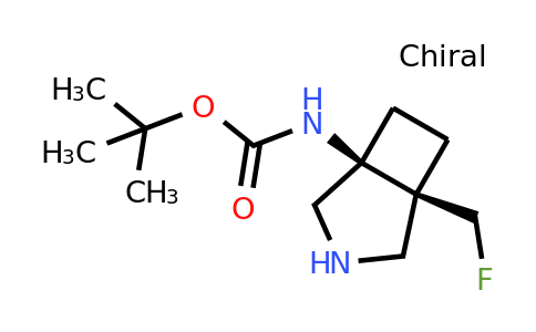 CAS 1037367-20-6 | tert-butyl N-[(1S,5S)-5-(fluoromethyl)-3-azabicyclo[3.2.0]heptan-1-yl]carbamate