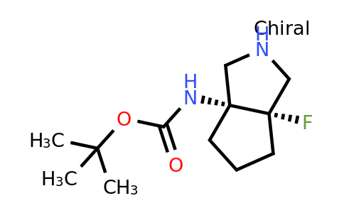 CAS 1037367-55-7 | tert-butyl N-[(3aR,6aS)-6a-fluoro-octahydrocyclopenta[c]pyrrol-3a-yl]carbamate