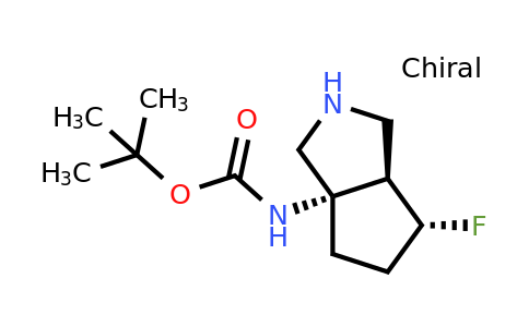 CAS 1037367-75-1 | tert-butyl N-[(3aS,6R,6aR)-6-fluoro-octahydrocyclopenta[c]pyrrol-3a-yl]carbamate