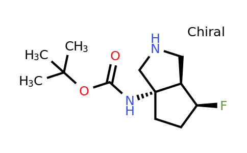 CAS 1037367-76-2 | tert-butyl N-[(3aS,6S,6aR)-6-fluoro-octahydrocyclopenta[c]pyrrol-3a-yl]carbamate
