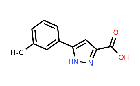 CAS 1037456-61-3 | 5-(3-Methylphenyl)-1H-pyrazole-3-carboxylic acid