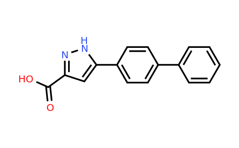 CAS 1037816-85-5 | 5-Biphenyl-4-yl-1H-pyrazole-3-carboxylic acid