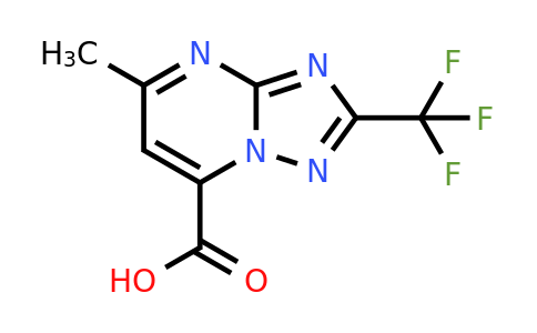 CAS 1038261-10-7 | 5-methyl-2-(trifluoromethyl)-[1,2,4]triazolo[1,5-a]pyrimidine-7-carboxylic acid