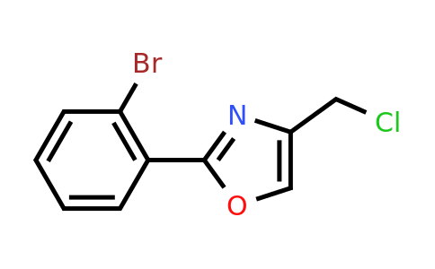 CAS 1038295-04-3 | 2-(2-Bromophenyl)-4-(chloromethyl)-1,3-oxazole