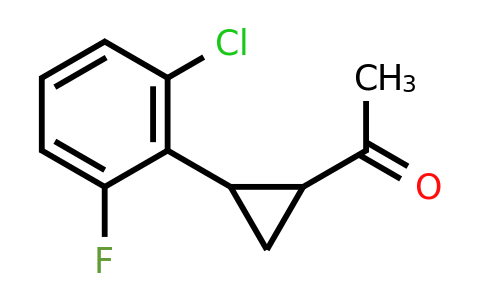 CAS 1038300-47-8 | 1-[2-(2-Chloro-6-fluorophenyl)cyclopropyl]ethan-1-one