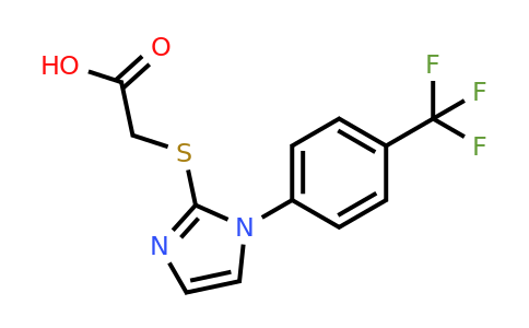 CAS 1038335-12-4 | 2-({1-[4-(trifluoromethyl)phenyl]-1H-imidazol-2-yl}sulfanyl)acetic acid