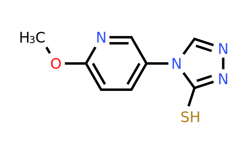 CAS 1038337-28-8 | 4-(6-Methoxypyridin-3-yl)-4H-1,2,4-triazole-3-thiol
