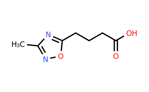 CAS 1038356-82-9 | 4-(3-Methyl-1,2,4-oxadiazol-5-yl)butanoic acid