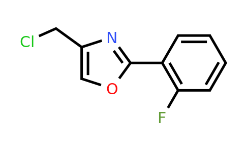 CAS 1038362-92-3 | 4-(Chloromethyl)-2-(2-fluorophenyl)oxazole