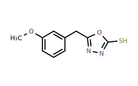 CAS 1038368-50-1 | 5-[(3-Methoxyphenyl)methyl]-1,3,4-oxadiazole-2-thiol