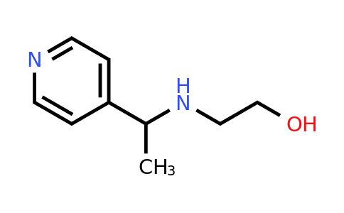 CAS 1038369-00-4 | 2-{[1-(pyridin-4-yl)ethyl]amino}ethan-1-ol