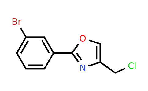 CAS 1038369-31-1 | 2-(3-Bromo-phenyl)-4-chloromethyl-oxazole