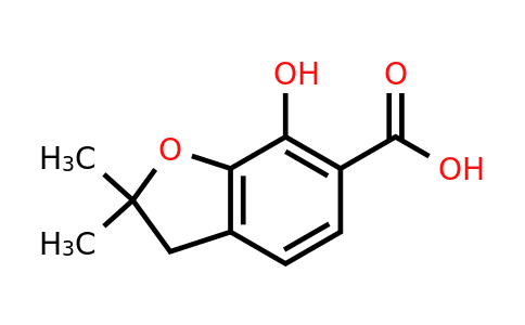 CAS 1038374-76-3 | 7-Hydroxy-2,2-dimethyl-2,3-dihydro-1-benzofuran-6-carboxylic acid
