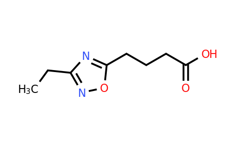 CAS 1038375-62-0 | 4-(3-Ethyl-1,2,4-oxadiazol-5-yl)butanoic acid