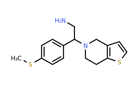 CAS 1038385-53-3 | 2-[4-(Methylsulfanyl)phenyl]-2-{4H,5H,6H,7H-thieno[3,2-c]pyridin-5-yl}ethan-1-amine