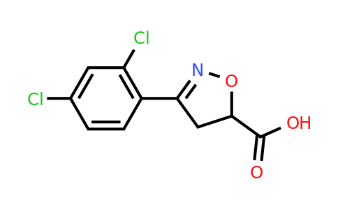 CAS 1038696-41-1 | 3-(2,4-Dichlorophenyl)-4,5-dihydro-1,2-oxazole-5-carboxylic acid
