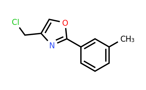 CAS 1038708-57-4 | 4-(Chloromethyl)-2-(3-methylphenyl)-1,3-oxazole