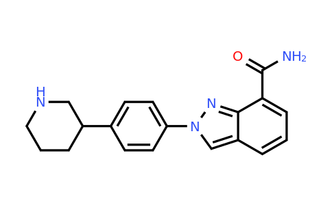 CAS 1038915-75-1 | 2-[4-(piperidin-3-yl)phenyl]-2H-indazole-7-carboxamide