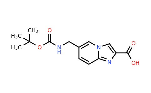 CAS 1038916-43-6 | 6-({[(tert-butoxy)carbonyl]amino}methyl)imidazo[1,2-a]pyridine-2-carboxylic acid