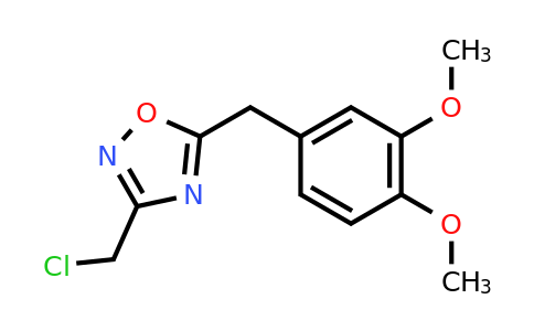 CAS 1038981-80-4 | 3-(Chloromethyl)-5-[(3,4-dimethoxyphenyl)methyl]-1,2,4-oxadiazole