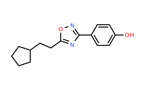 CAS 1038982-33-0 | 4-[5-(2-Cyclopentylethyl)-1,2,4-oxadiazol-3-yl]phenol