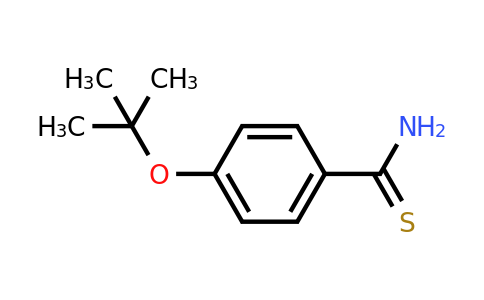 CAS 1039315-11-1 | 4-(tert-butoxy)benzene-1-carbothioamide