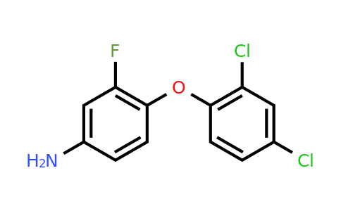 CAS 1039334-55-8 | 4-(2,4-Dichlorophenoxy)-3-fluoroaniline